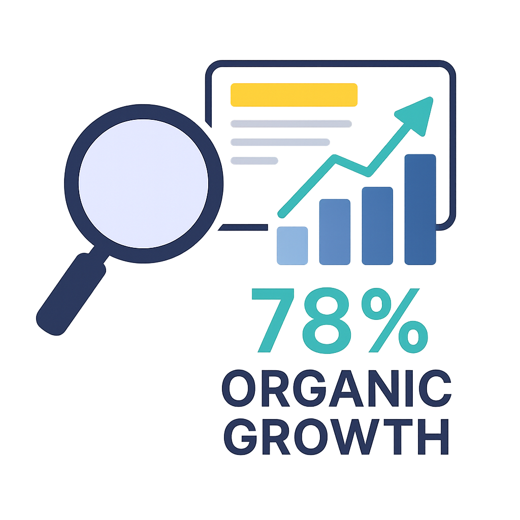 78% Organic Growth